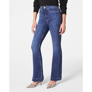 SPANX Women's Dark Blue Flare Jeans